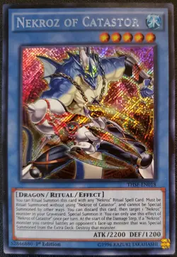 Yu-Gi-Oh! Nekroz of Catastor THSF-EN018 The Secret Forces-1st Edition NM - Image 4