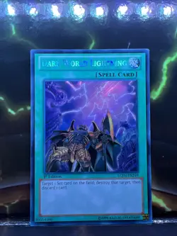 Dark World Lightning LCJW-EN249 Secret Rare 1st Edition NM (slot#26) - Image 1