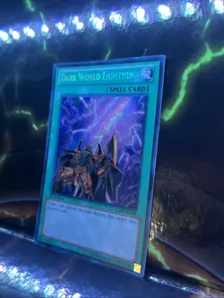 Dark World Lightning LCJW-EN249 Secret Rare 1st Edition NM (slot#26) - Image 3