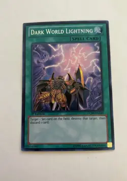 Yu-Gi-Oh! DARK WORLD LIGHTNING LCJW-EN249 SECRET Rare 1ST EDITION NM - Image 1