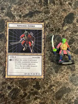 Yugioh Dungeon Dice Monsters DDM Armored Zombie B3-08 - Image 1