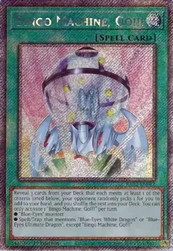 Yugioh! LP Bingo Machine, Go!!! - RA02-EN062 - Platinum Secret Rare - 1st Editio - Image 1