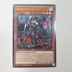 YUGIOH! Diabellstar The Black Witch OP26-EN001 Ultimate Rare NM - Image 1