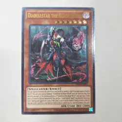 YUGIOH! Diabellstar The Black Witch OP26-EN001 Ultimate Rare NM - Image 2