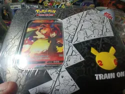 PokÃ©mon TCG Card: Celebrations Lance's Charizard In Large Tin - Image 1