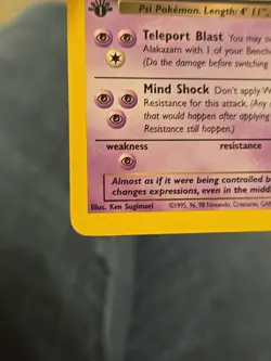 Dark Alakazam 18/82 Team Rocket 1st Edition - Non Holo Pokemon Card - Image 6