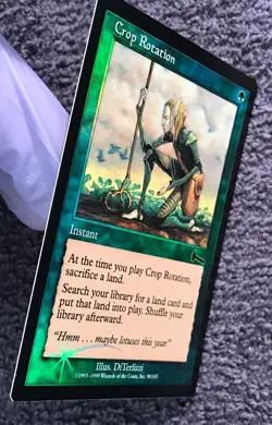 CROP ROTATION  common  foil 1999 URZA'S LEGACY MTG  Unplayed  Near MInt - Image 10