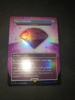 Chaos Emerald (Lotus Petal) Purple MTG Sonic Secret Lair 7034 - Image 2