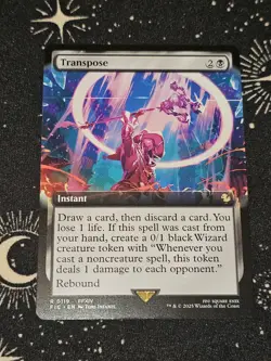 Transpose 119, Final Fantasy Extended Art REG, FIC MTG TCG - Image 1