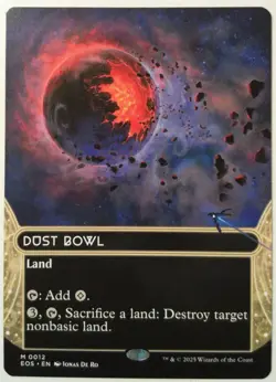 Dust Bowl (0012) *Borderless* Magic MtG x1 EOS Stellar Sights - Image 1