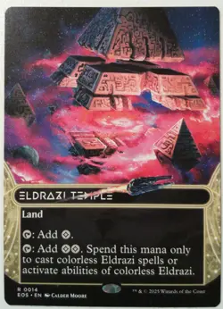 Eldrazi Temple (0014) *Borderless* Magic MtG x1 EOS Stellar Sights - Image 1