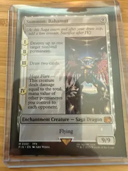 Summon Bahamut Final Fantasy Regular - English Magic the Gathering MTG Non Foil  - Image 1