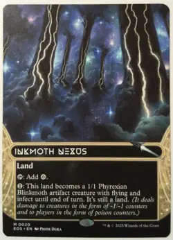 Inkmoth Nexus (0020) *Borderless* Magic MtG x1 EOS Stellar Sights - Image 1