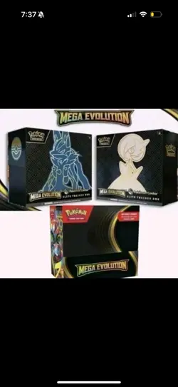 PRESALE  Pokemon Center Mega Evolution ETBs & Enhanced Booster Box + Bundle all4 - Image 1