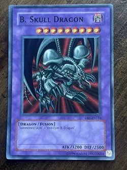Yugioh B. Skull Dragon DB1-EN153 Super Rare NM - Image 1
