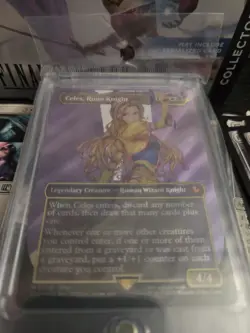 Celes, Rune Knight (Borderless) (Surge Foil) MTG Commander: Final Fantasy Foil - Image 2