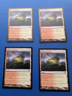 MTG Clifftop Retreat X4: Innistrad #238 â€“ NM-MT - Image 1
