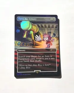 Open The Armory MTG SLD Sonic The Hedgehog Secret Lair NM Foil - Image 1