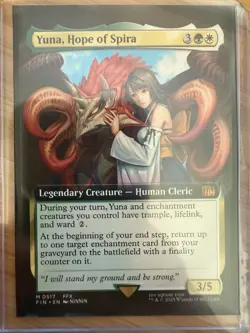 Yuna, Hope Of Spira (Extended Art) (517) M/NM Magic MTG Final Fantasy Regular - Image 1