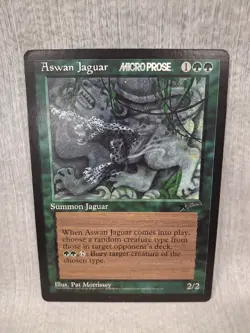 MTG Aswan Jaguar MicroProse Oversize Card Promo - Image 1