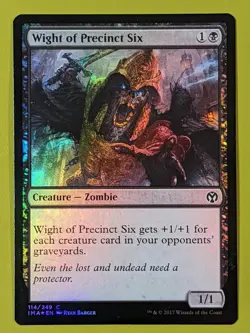 FOIL Wight of Precinct Six x1 Iconic Masters 1x Magic the Gathering MTG - Image 1