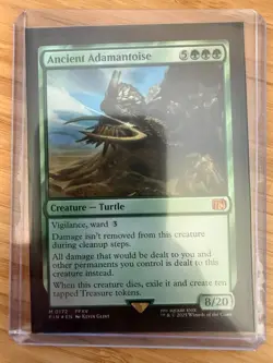 FOIL ANCIENT ADAMANTOISE mtg NM Final Fantasy 1 Mythic - Image 1