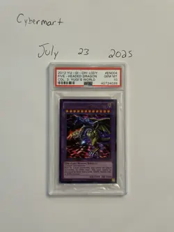 YuGiOh Five-Headed Dragon LC03-EN004 Legendary Collection 3: Yugi's World PSA 10 - Image 1