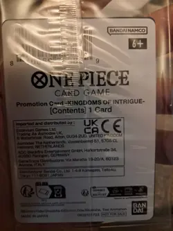Monkey.D.Luffy - P-006 (Retail Promo) Sealed One Piece TCG Promotion Card - Image 2