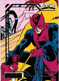 HAWKEYE #59 BASE Upper Deck Marvel Allegiance Secret Wars COLLECTIBLE CARD - Image 1