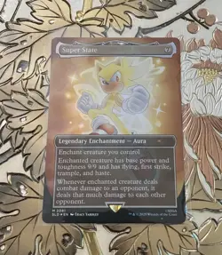 Secret Lair x Sonic MTG Super State #2081 FOIL Card - Image 1