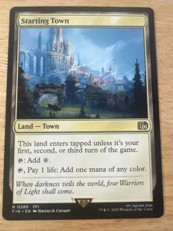 Starting Town 0289 NM Magic The Gathering Card MTG - Image 1