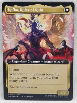 MTG / Final Fantasy - Kefka, Court Mage English Extended Art Mythic 0496 - Image 2