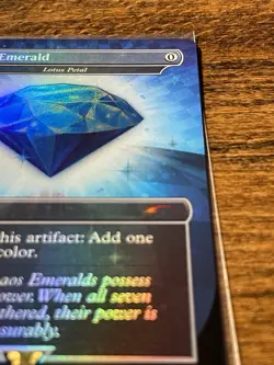 SEE DESCRIPTION- Chaos Emerald (7033) Blue - Lotus Petal - Sonic Secret Lair MTG - Image 7