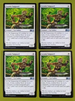 Leonin Vanguard x4 Core Set 2019 M19 4x Playset Magic the Gathering MTG - Image 1