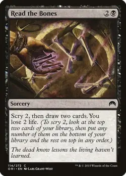 MTG Read the Bones - Magic Origins (ORI) NM #114 - Image 1