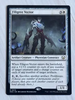 Filigree Vector - March Of The Machine Commander - MTG - NM  - Image 1
