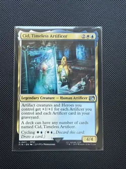 Cid, Timeless Artificer (0411) - Near Mint MTG Universes Beyond: FINAL FANTASY - Image 1