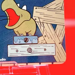 Super Mario World Trading Card Japan Rare Topsun Nintendo Carddass 1993 #100 - Image 5