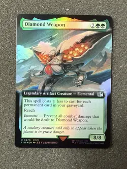 Diamond Weapon (Extended Art Foil) Final Fantasy MTG FIN - Image 1