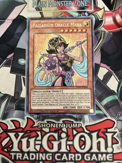 Palladium Oracle Mana Prismatic Secret Rare TN19-EN004 Yugioh Dark Magician Girl - Image 1