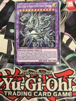 Blue-Eyes Alternative Ultimate Dragon Prismatic Secret Rare TN19-EN001 Yugioh - Image 1