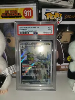 2024 POKEMON SFA EN-SHROUDED FABLE ILLUSTRATION RARE #077 FRAXURE PSA 9 - Image 3