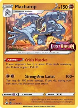 Machamp - (Prerelease) SWSH243 SWSH: Sword & Shield Promo Cards Holo - Image 1