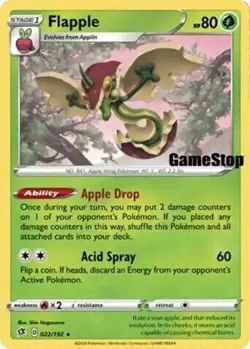 Flapple - (Gamestop Exclusive) 022/192 Miscellaneous Cards & Products Holo - Image 1
