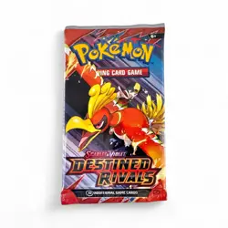 22 COUNT LOT Pokemon TCG Scarlet and Violet Destined Rivals Booster Packs 2025 - Image 2