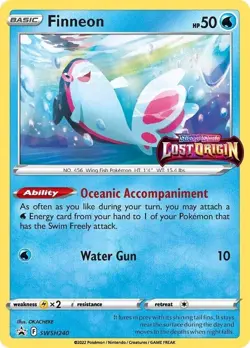 Finneon - (Prerelease) SWSH240 SWSH: Sword & Shield Promo Cards Holo - Image 1
