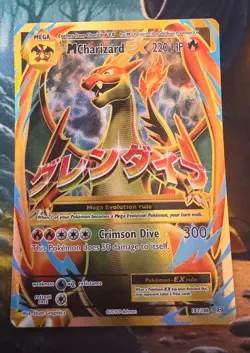 Pokemon TCG Evolutions Mega Charizard EX 101/108 Full Art Ultra Rare Card!! 🐺🔥 - Image 3