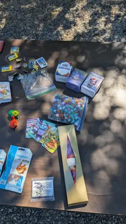 Pokemon Lot Of Toys Figurines Coins  Posters Binders Pins Dice Playmat And More - Image 12