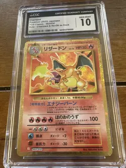 Charizard Pokemon (2023) Japanese TCG Classic Holo CGC Gem mint 10 - Image 1