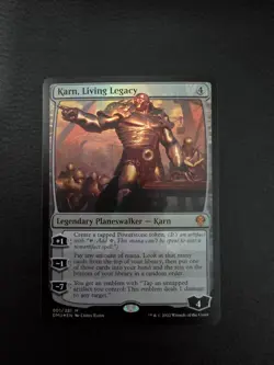 Karn, Living Legacy Dominaria United Foil MTG NM Magic Card - Image 1